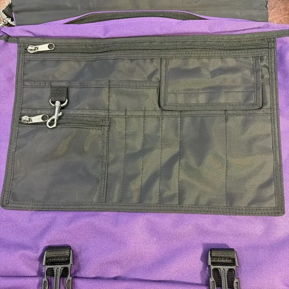 Travel Crossbody Laptop School Bag Purple - See Description